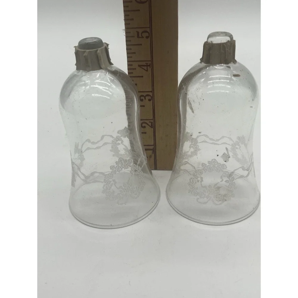Home Interiors Set Of 2 Heart Wreath And Ribbons Votive‎ *Holders Not Included*